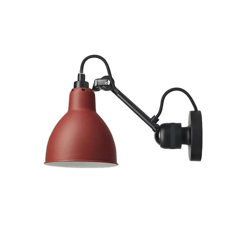 Adjustable Wall Lamp Matte Black 15cm Width with Hinged Arm for Reading Corner Office Work Lamp Modern Design | Sansoti