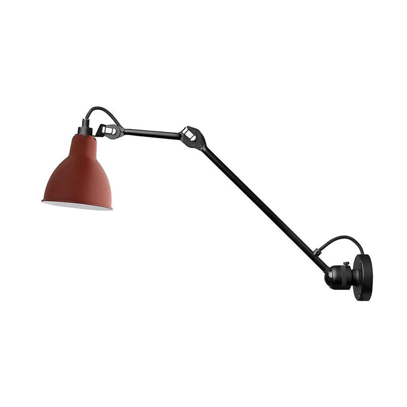 Adjustable Wall Lamp Matte Black 15cm Width with Hinged Arm for Reading Corner Office Work Lamp Modern Design | Sansoti