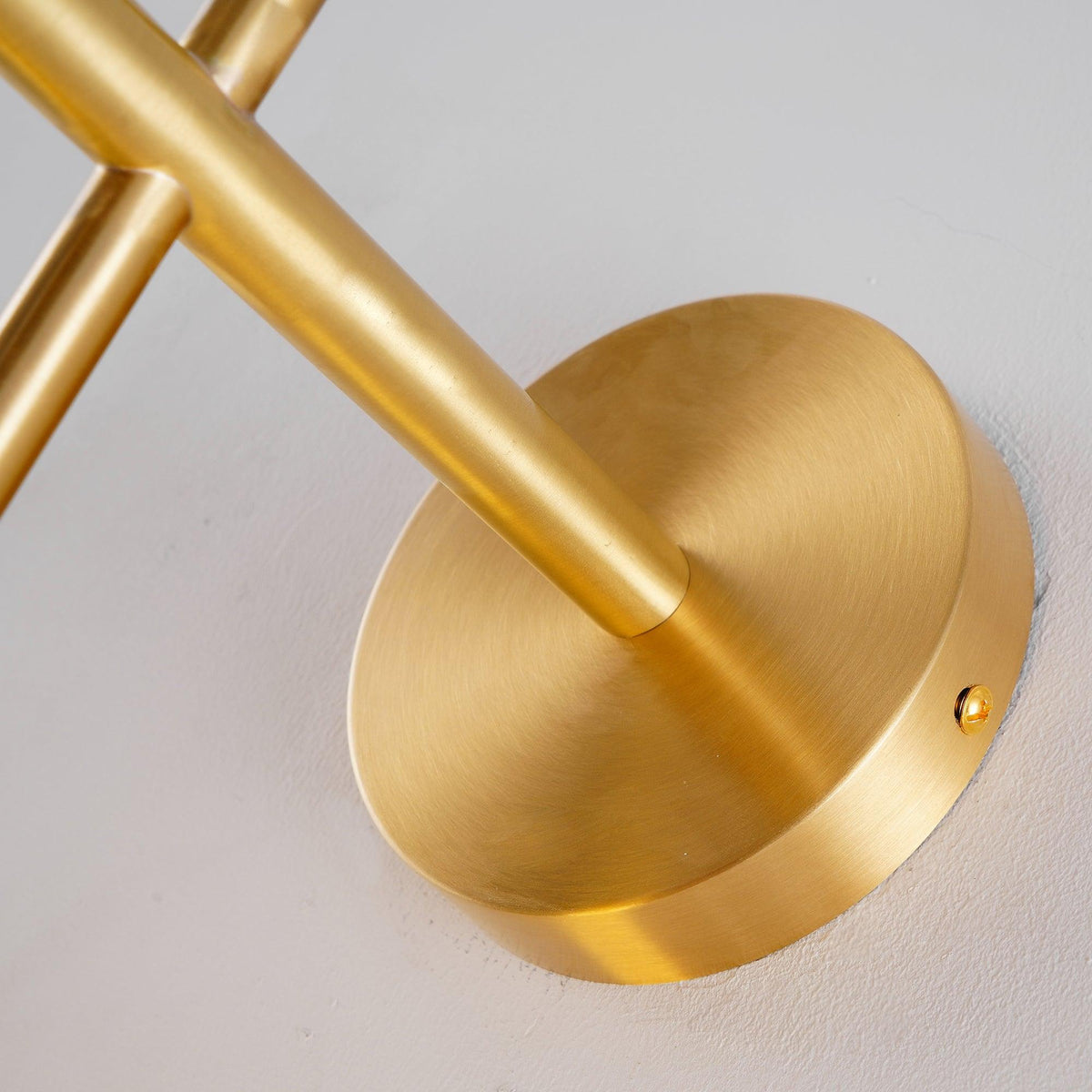 Vertical Glass Globe Wall Light – Modern Wall Lighting with Stacked Globes – Brass, Black or Nickel – 3 Sizes | Sansoti