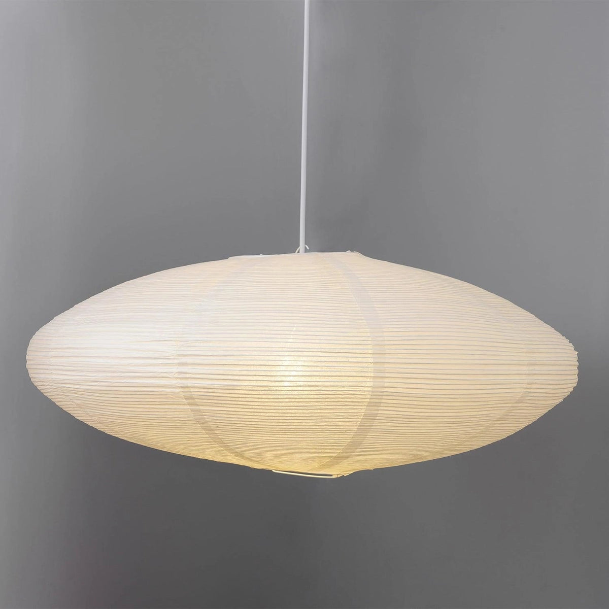 Handgefertigte Washi-Papier-Hängeleuchte – japanisches Design mit E26/E27-Fassung – sanfte Beleuchtung für Wohnzimmer, Schlafzimmer und Esszimmer – inklusive Montagehaken | Sansoti