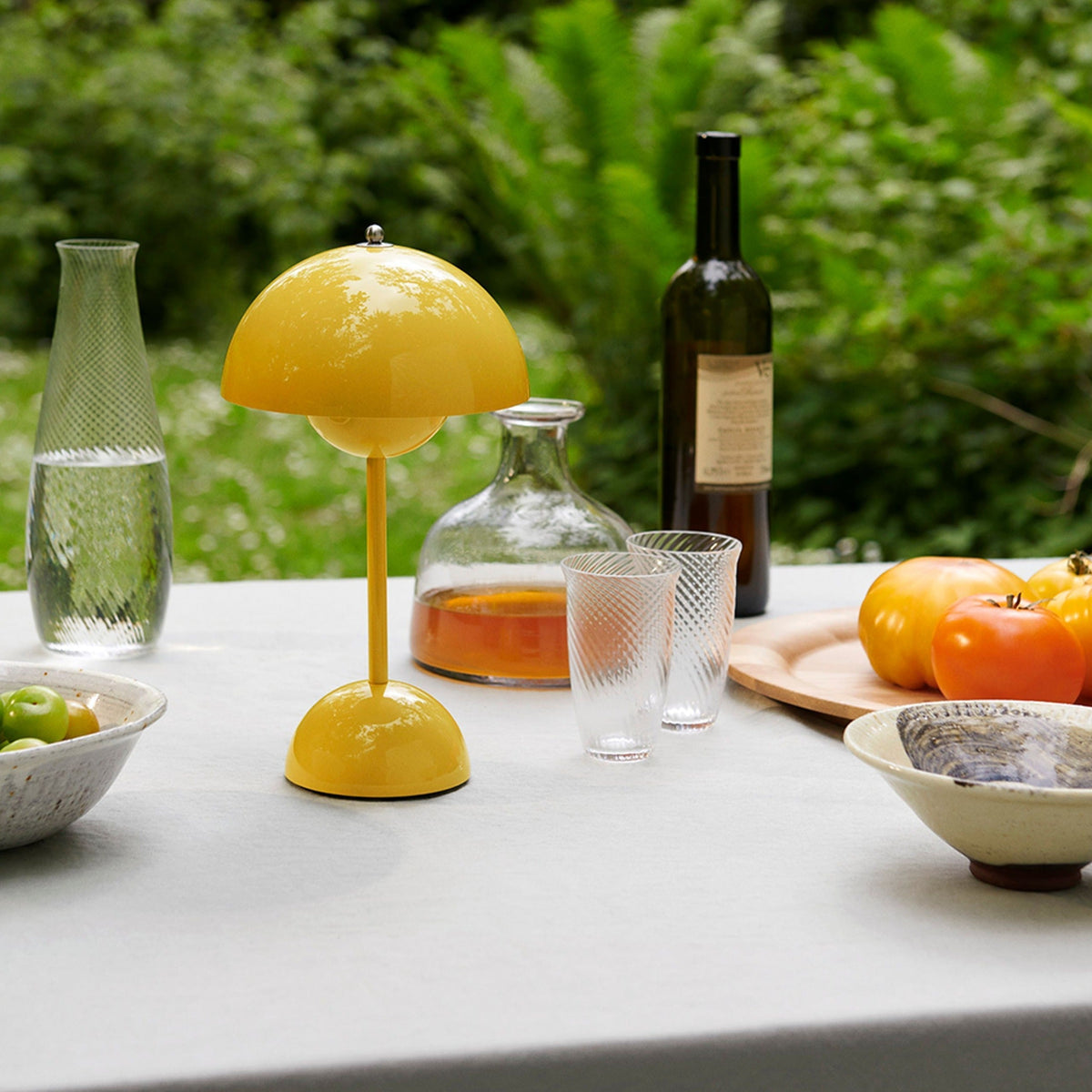 Lampe de table champignon LED USB rechargeable sans fil chevet bureau lumière d'ambiance intérieur | Sansoti