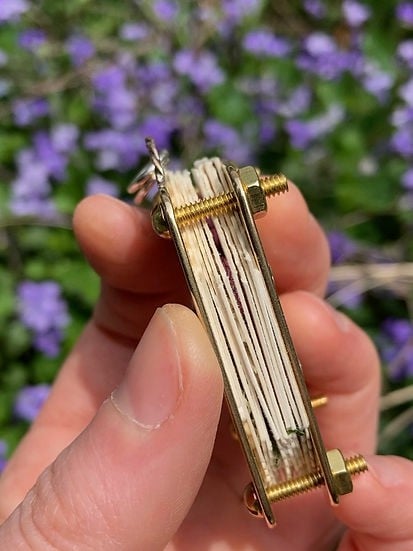 Mini Bloempers Compacte Botanische Herbarium Pers Draagbaar Bloemen Drogen Handwerk Tool Bladeren Persen Natuurbewaartool | Sansoti