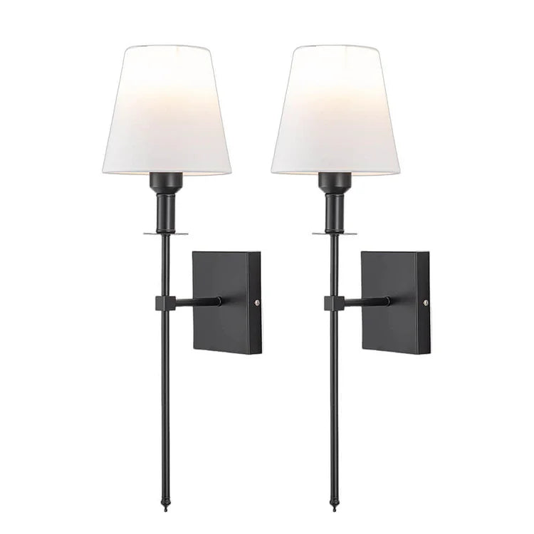 Aplique recargable inalámbrico, interior y exterior, 16x58cm, lámpara ambiental, juego de 2, moderno | Sansoti