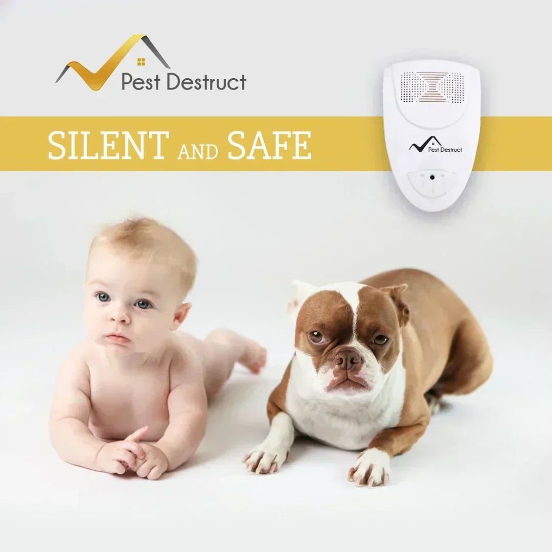 Ultrasonic Insect Repeller for the Bedroom - Pet-Friendly Pest Control Without Chemicals | Sansoti