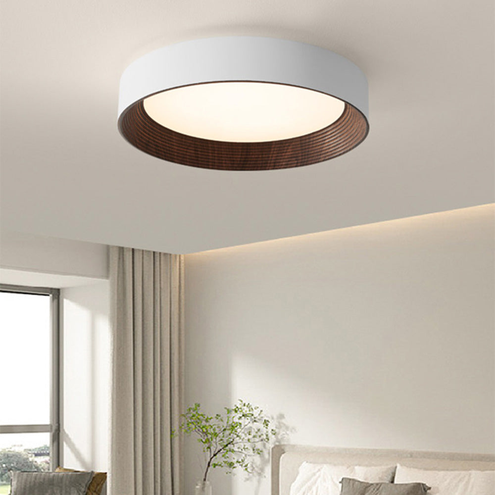 Minimalist Round Low-Profile Ceiling Lamp Bedroom Ceiling Lighting LED | Sansoti