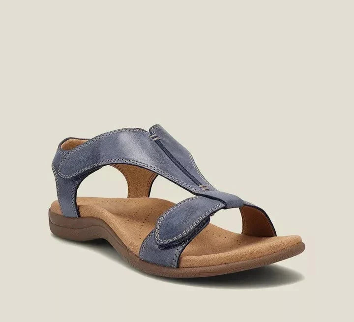 Comfortable Casual Sandals with Adjustable Velcro Closure in 6 Colors | Sansoti