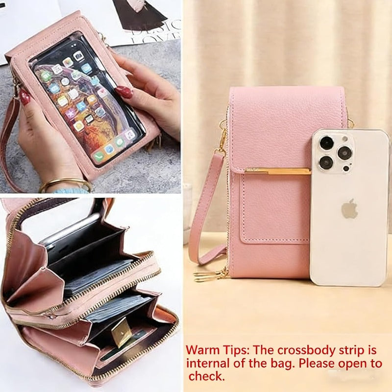 Crossbody-Handytasche mit RFID-Schutz – wasserdicht – passend für 6.7″-Telefone | Sansoti