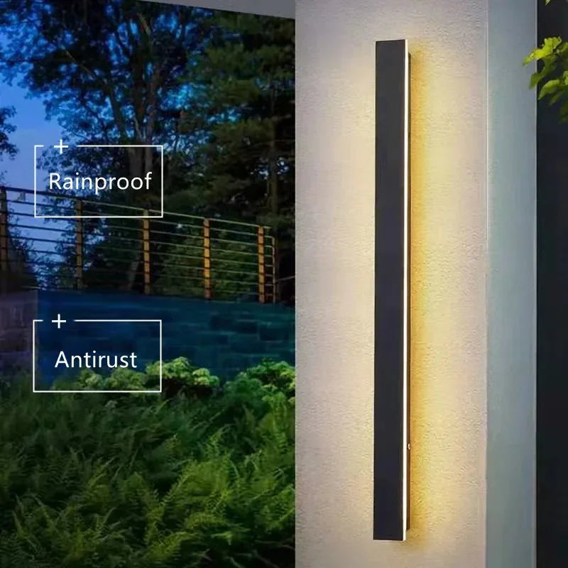 LED Wandlamp Buiten Binnen IP65 Waterdicht 30cm tot 120cm Minimalistisch Modern | Sansoti