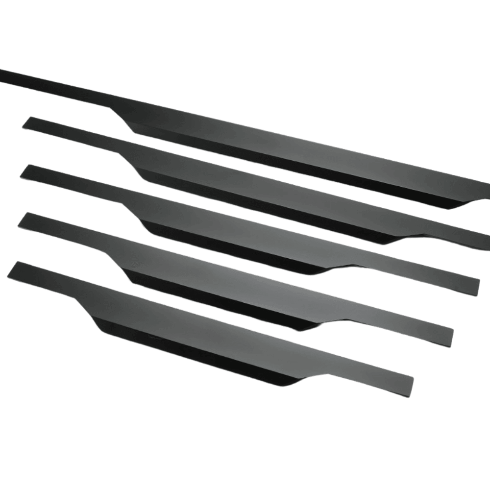 Handleless Kitchen Profile Handle Aluminum 30-250 cm Matte Black Gold Bronze | Sansoti
