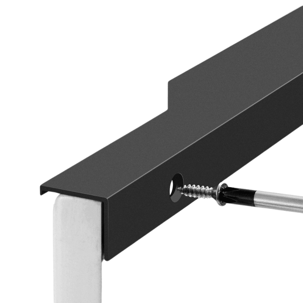 Handleless Kitchen Profile Handle Aluminum 30-250 cm Matte Black Gold Bronze | Sansoti