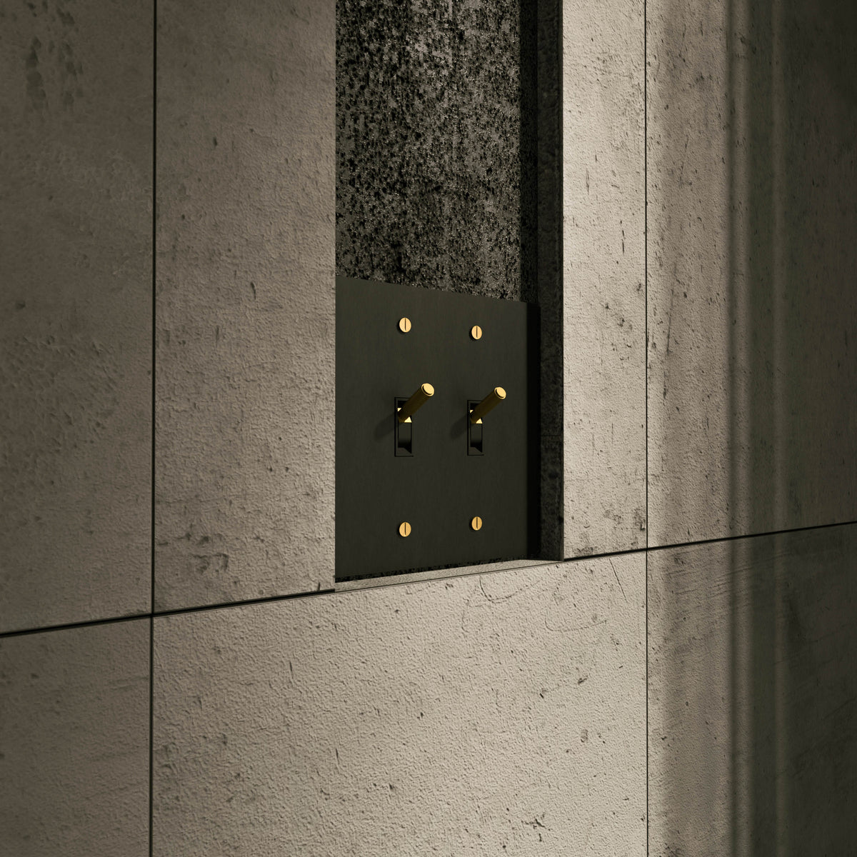 Luxuriöser Messing-Kippschalter mit minimalistischem Design und hochwertiger Verarbeitung | Sansoti