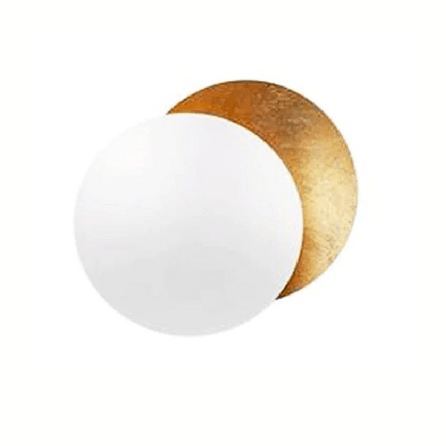 Wall Lamp Solar Eclipse Rotatable Metal Gold Art Deco LED | Sansoti