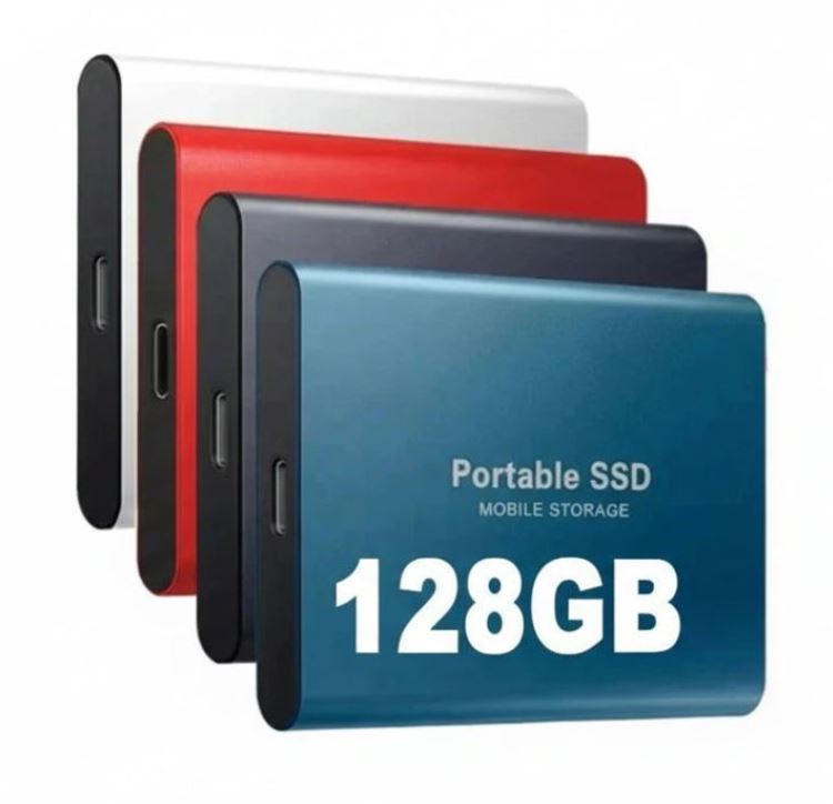 External SSD 128GB – Portable USB-C Storage up to 1050 MB/s | Sansoti