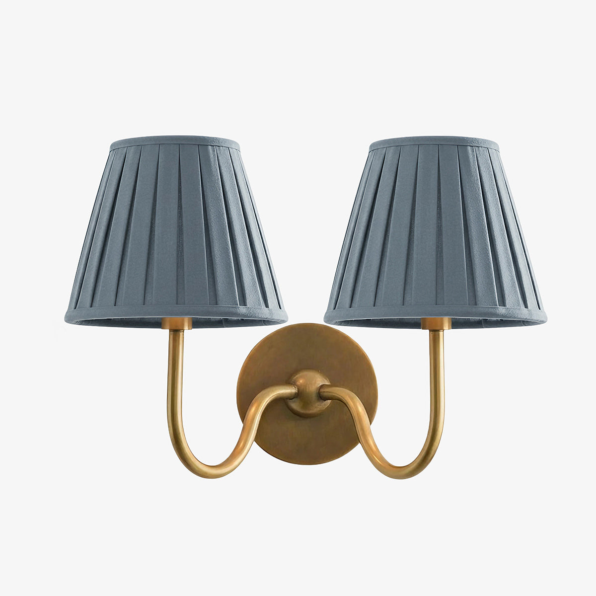 Wall Lamp with Pleated Fabric Shade – Classic Lighting for Bedroom and Living Room | Sansoti