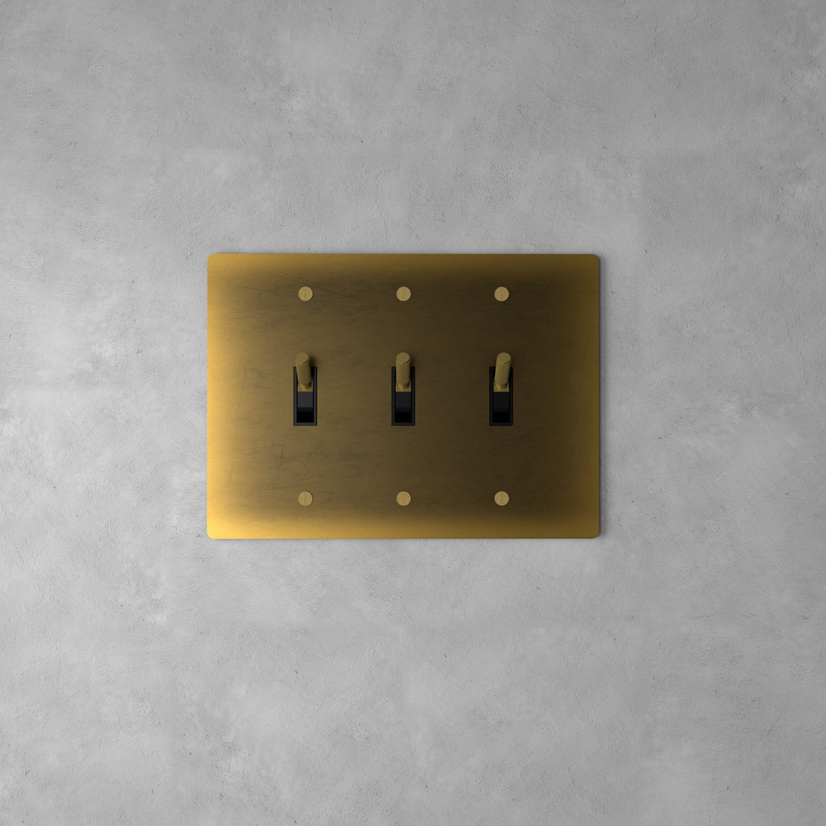 Luxuriöser Messing-Kippschalter mit minimalistischem Design und hochwertiger Verarbeitung | Sansoti