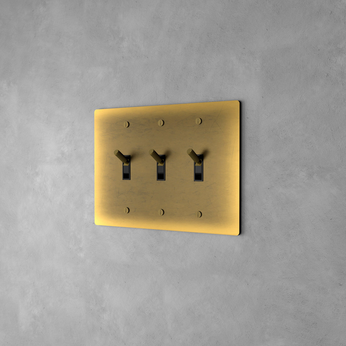 Luxuriöser Messing-Kippschalter mit minimalistischem Design und hochwertiger Verarbeitung | Sansoti