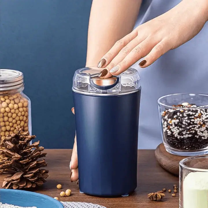 Elektrische Kräutermühle und Kaffeemühle aus Edelstahl mit hoher Mahlkapazität | Sansoti