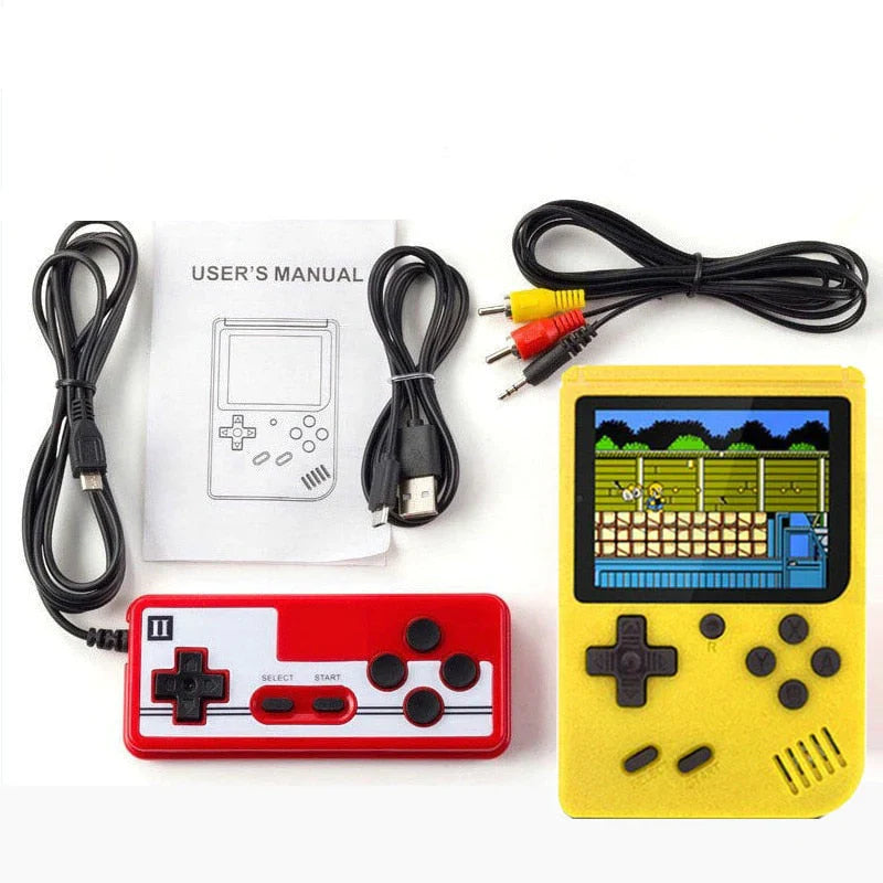 Tragbare Spielkonsole mit 400 integrierten Spielen, 3-Zoll-Bildschirm, Retro-Gaming für Kinder und Erwachsene, nostalgisches Geschenk | Sansoti