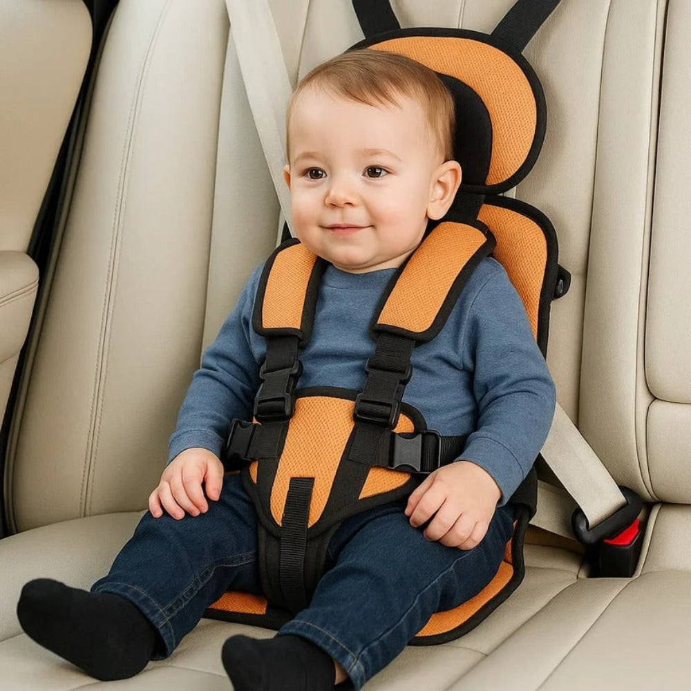 Portable Child Safety Harness with 5-Point Seat Belt, Foldable for Car Seats and Home, Ages 1-14, Safe Travel for Children | Sansoti