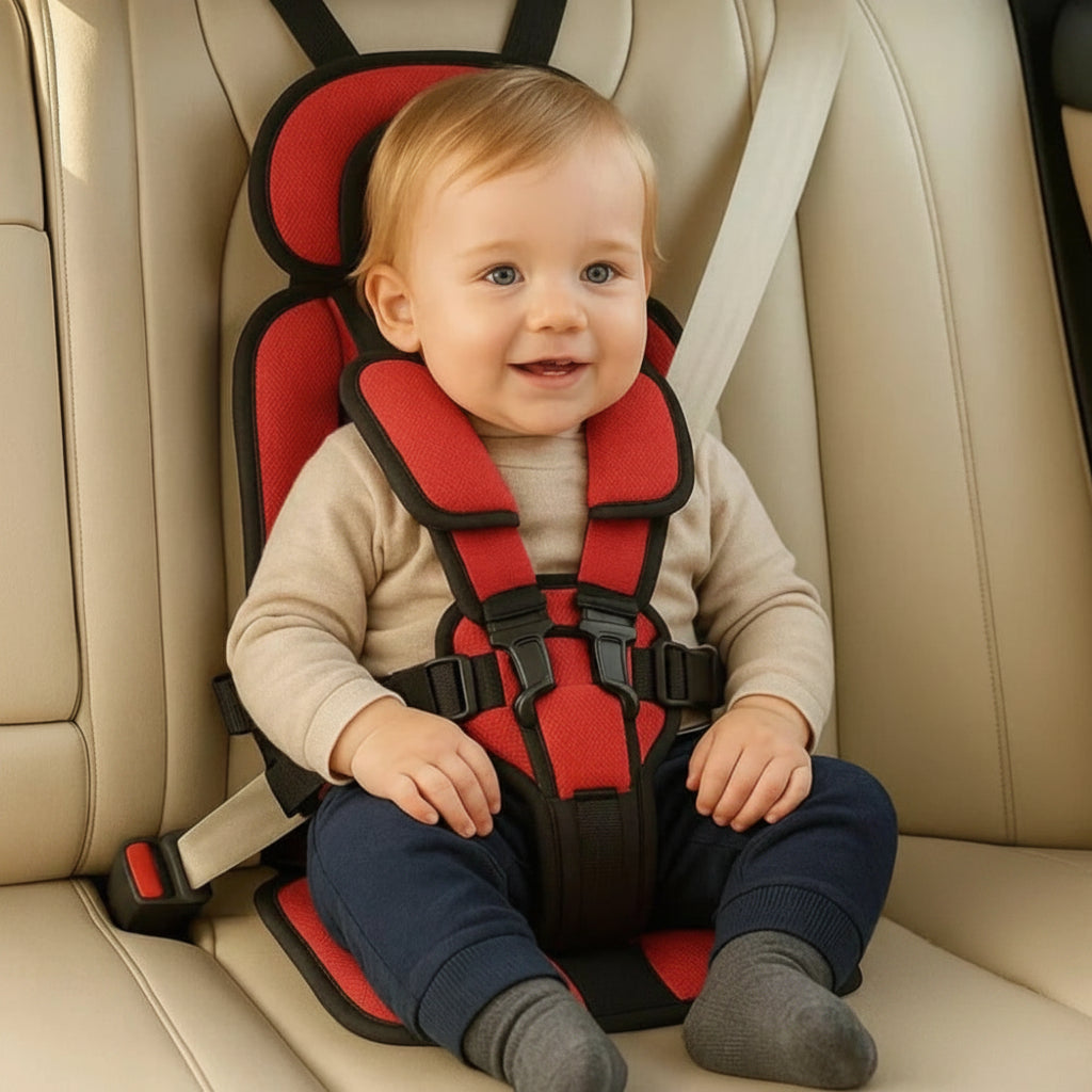 Portable Child Safety Harness with 5-Point Seat Belt, Foldable for Car Seats and Home, Ages 1-14, Safe Travel for Children | Sansoti