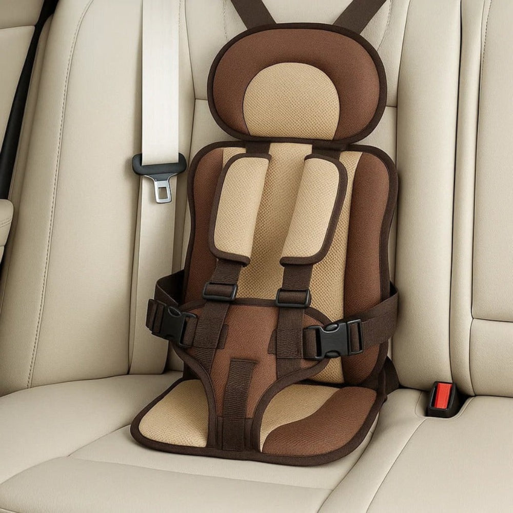 Portable Child Safety Harness with 5-Point Seat Belt, Foldable for Car Seats and Home, Ages 1-14, Safe Travel for Children | Sansoti