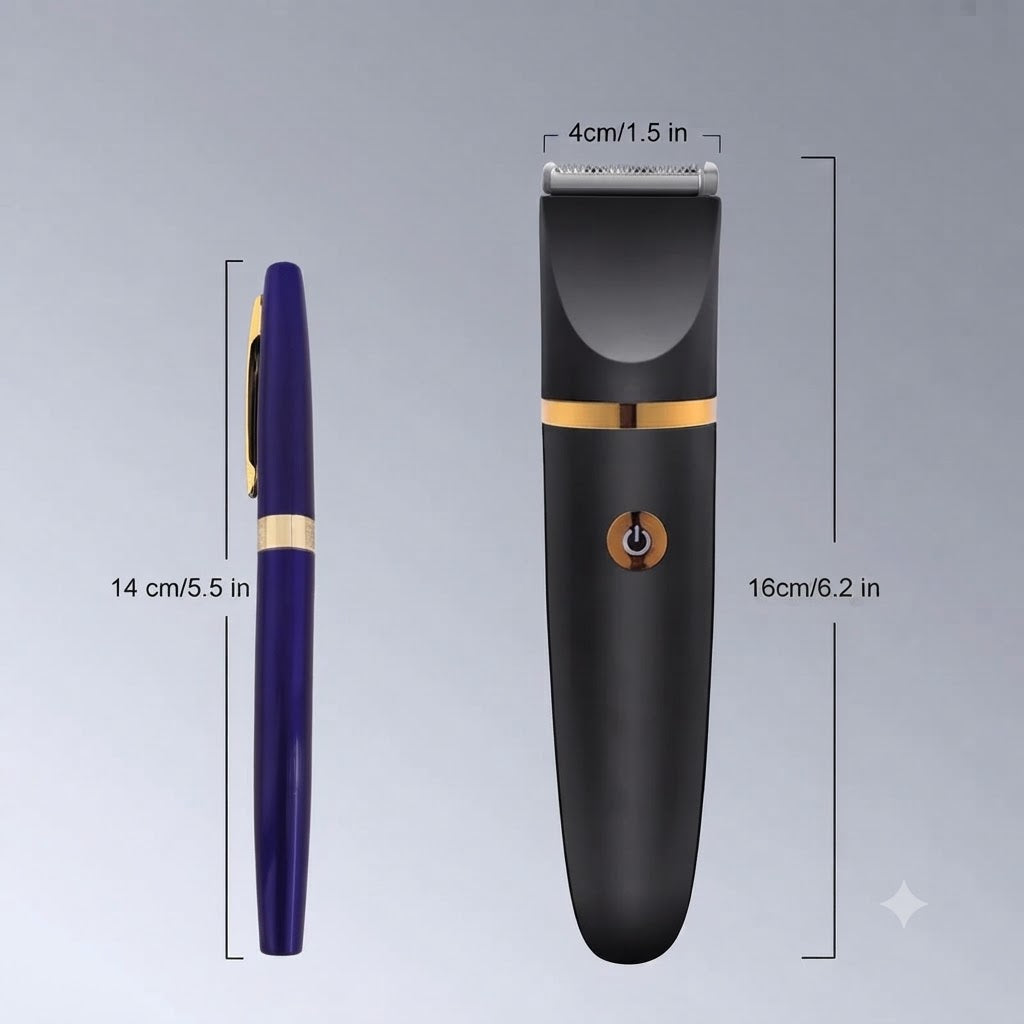 Electric Body Groomer 3-in-1 Trimmer for Men IPX7 Water-Resistant USB-C Rechargeable Body Care | Sansoti