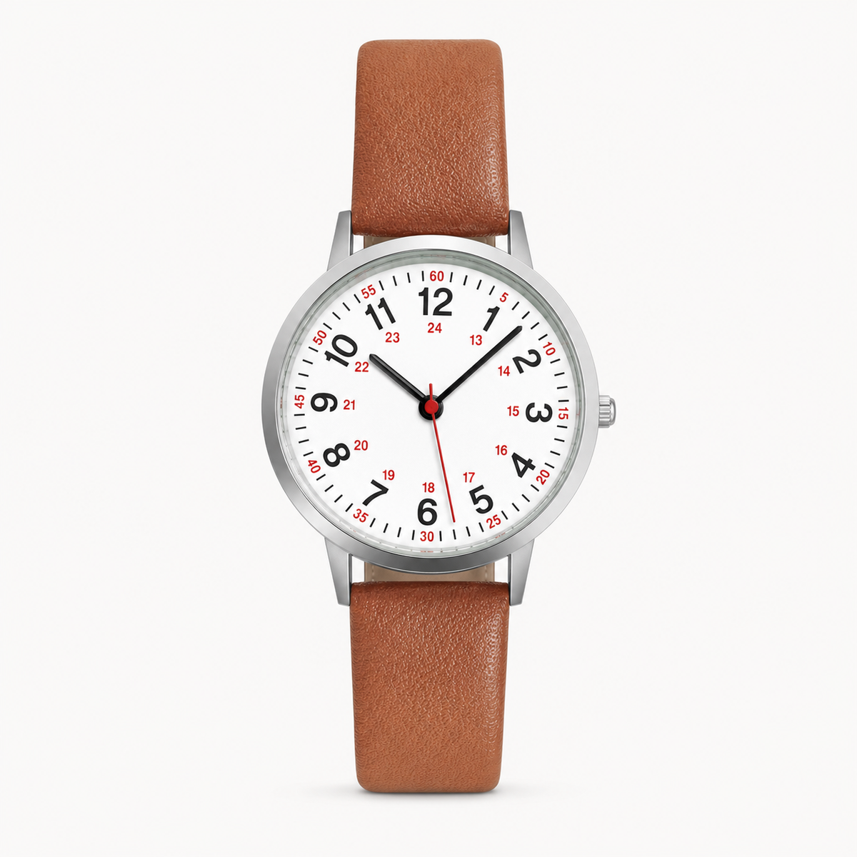 Montre professionnelle pour le personnel soignant, étanche, avec trotteuse et bracelet en silicone, pour le personnel médical et infirmier | Sansoti