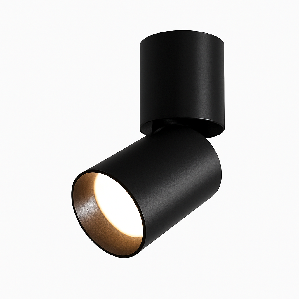 Surface Mounted Spot LED Tiltable White Aluminum 7W-12W Ceiling Living Room Adjustable Spot Surface Mounted Ceiling Spot 360° Rotatable Bedroom Kitchen | Sansoti