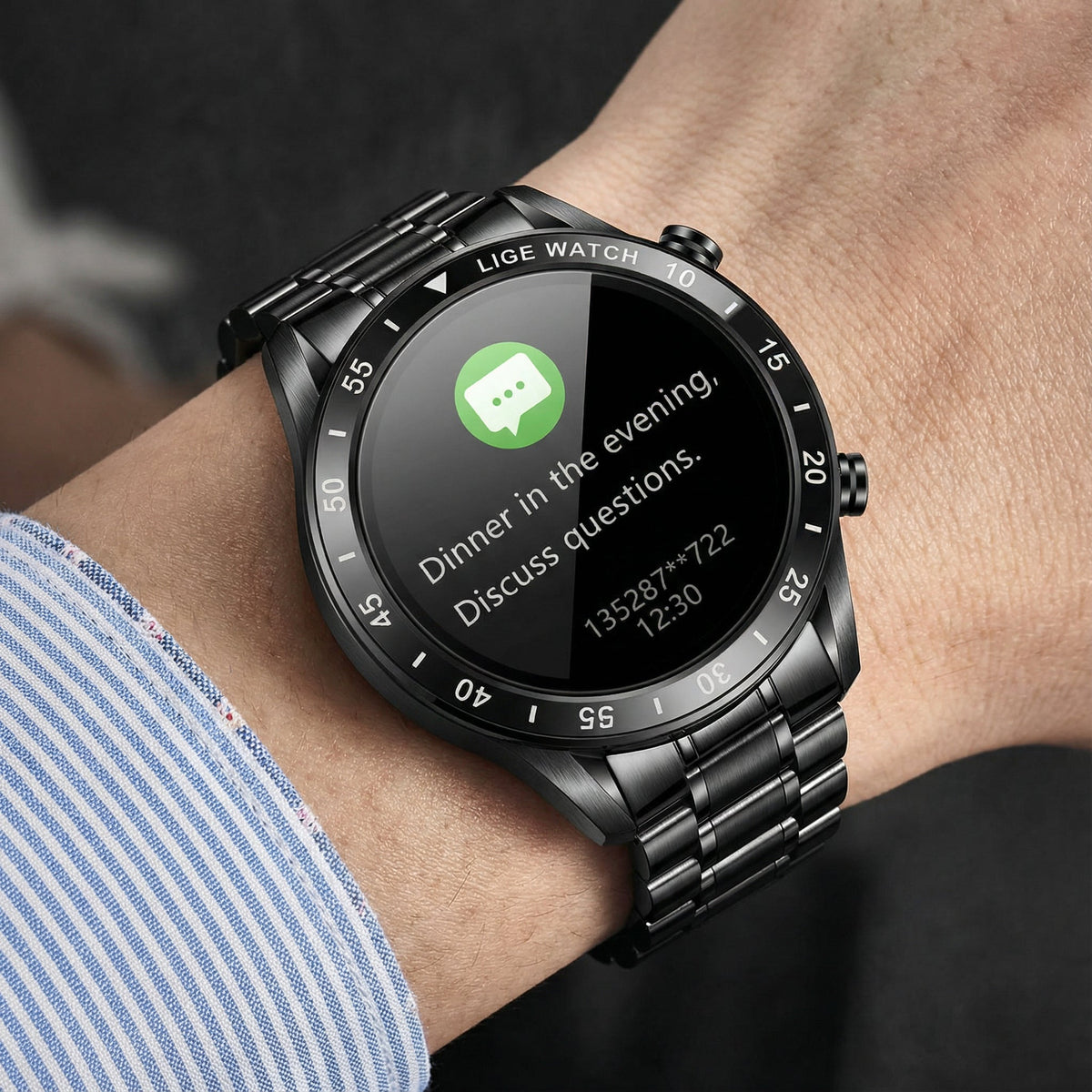 Smartwatch with Touchscreen & Notifications – Versatile Comfortable Wear Daily Use | Sansoti