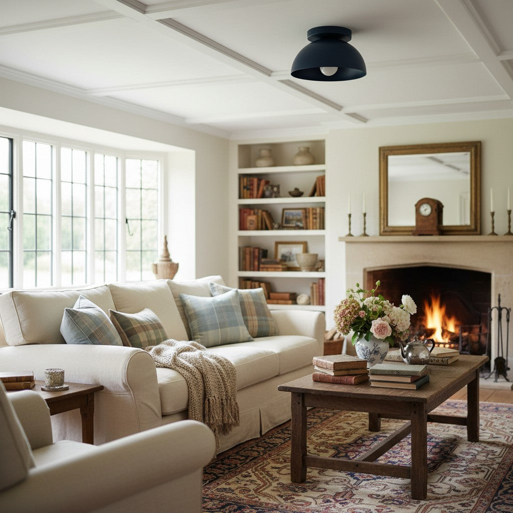 Minimalist Dome Ceiling Lamp for Compact Spaces – Surface-Mounted Spot Available in Multiple Colors | Sansoti