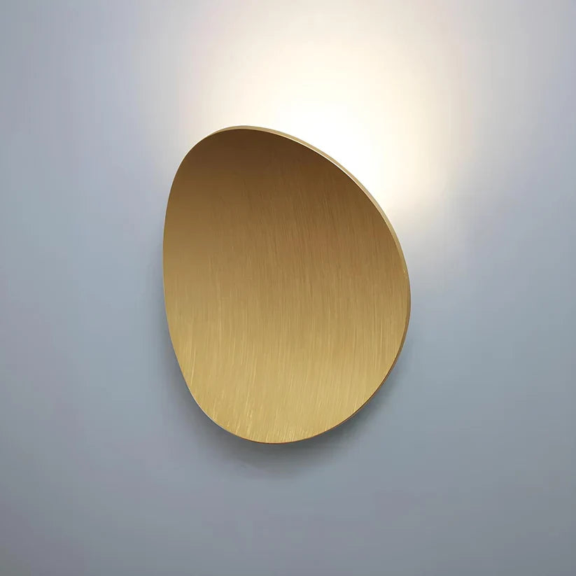 Round Aluminum LED Wall Light Design Lighting for Living Room Bedroom Hallway Modern Interior Accent Lighting | Sansoti