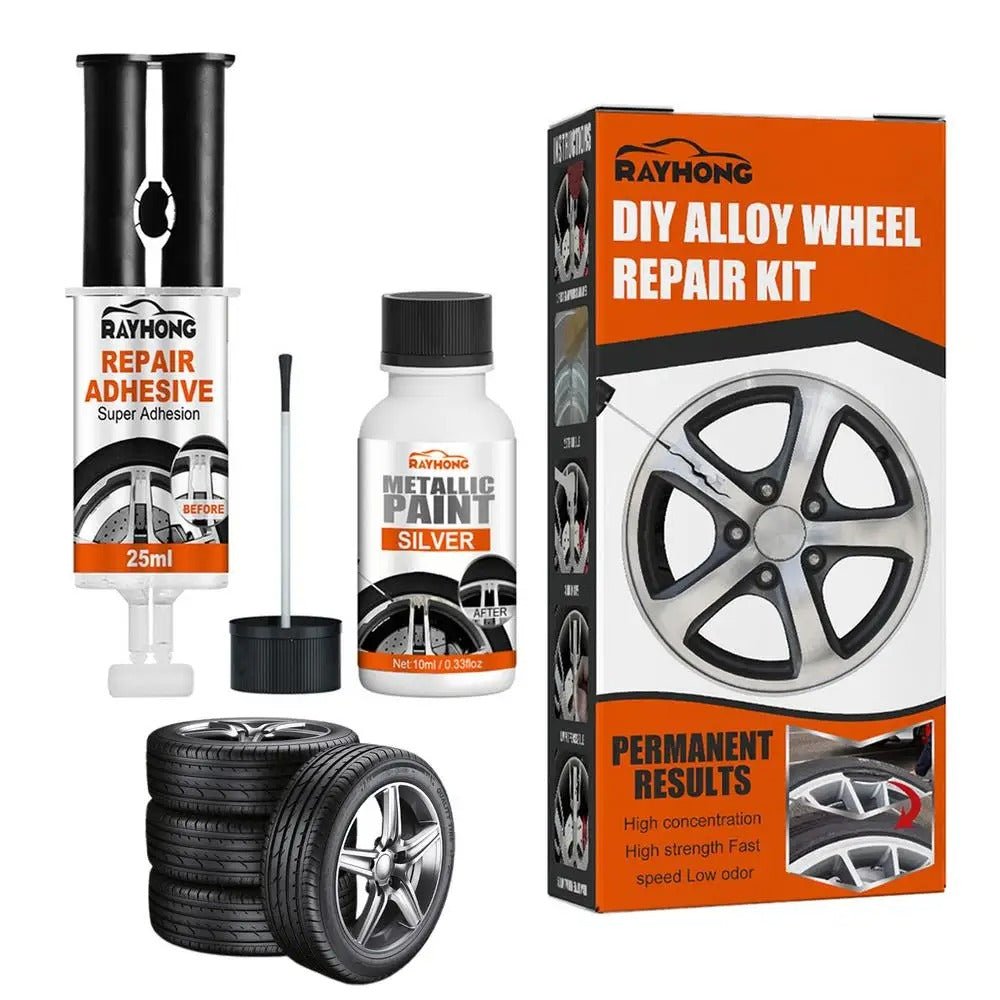 Alloy Wheel Repair Kit for Scratches and Damage DIY Car Rim Maintenance Accessories | Sansoti