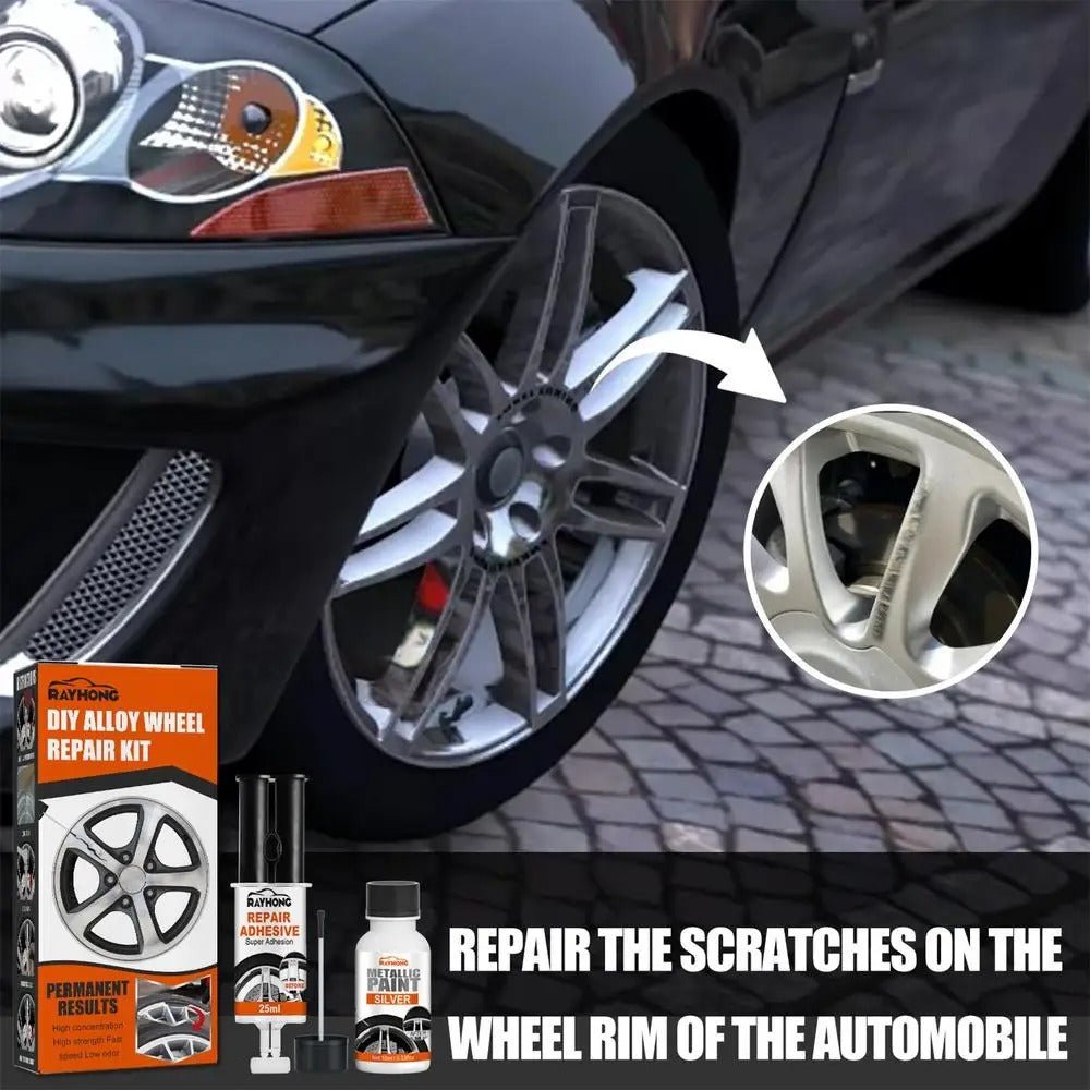 Alloy Wheel Repair Kit for Scratches and Damage DIY Car Rim Maintenance Accessories | Sansoti