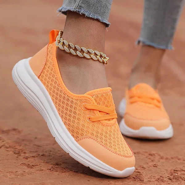 Orthopedic Women's Shoes with Mesh Upper Memory Foam Sole Comfortable Lightweight Walking Shoes | Sansoti