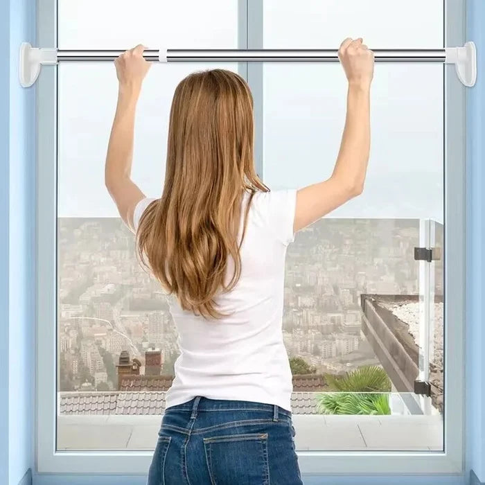 Adjustable Telescopic Rod Without Drilling For Shower, Curtain, And Cabinet | Sansoti