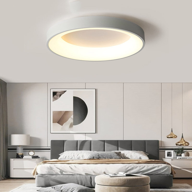 LED ceiling lamp round acrylic iron low spaces hallway bedroom living room modern surface lamp minimalist ceiling lighting | Sansoti