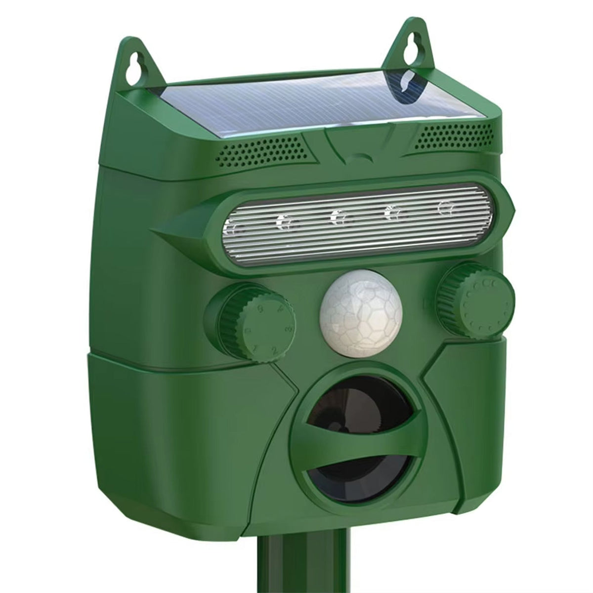 Zonne-energie Dierenverjager met Ultrasone Golven voor Tuin Terras Oprit 110m² Bereik Waterdicht IP65 | Sansoti