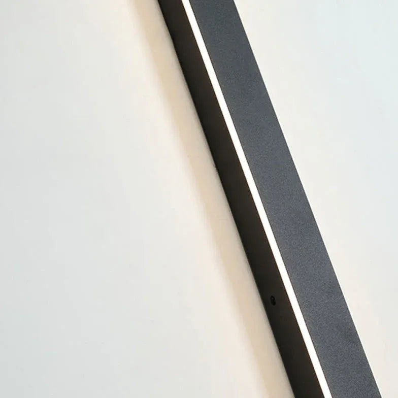 LED-Außenwandleuchte IP65 Wasserdicht Minimalistisch Schwarz Weiß Stimmungsvolle Treppenbeleuchtung Fassadenleuchte 60-200cm | Sansoti
