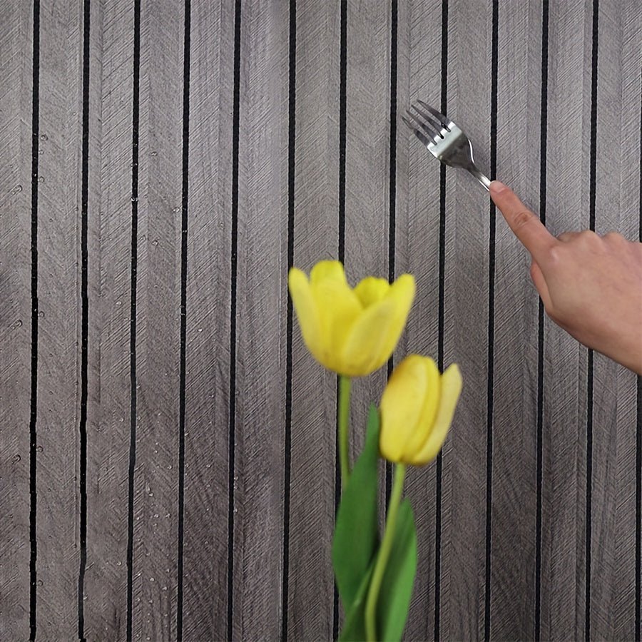 Zelfklevende 3D Wandpanelen met Houtstructuur voor Snelle Muurtransformatie Woonkamer Slaapkamer Interieur | Sansoti