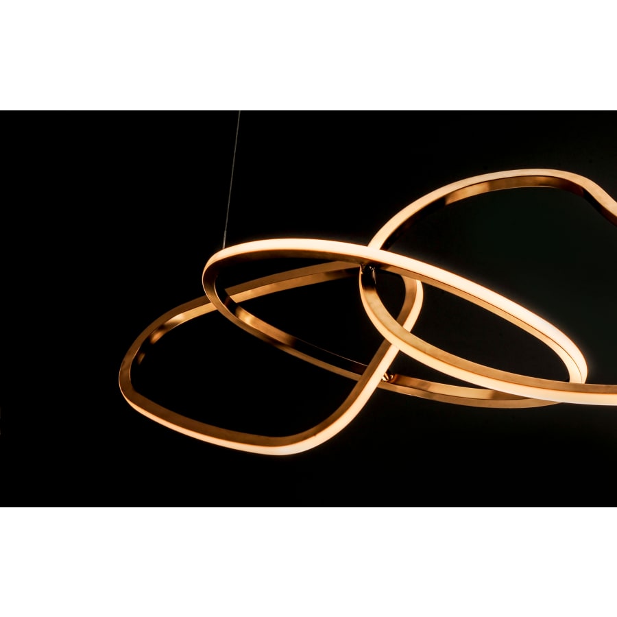 Lustre LED abstrait 140 cm design moderne éclairage salle à manger | Sansoti