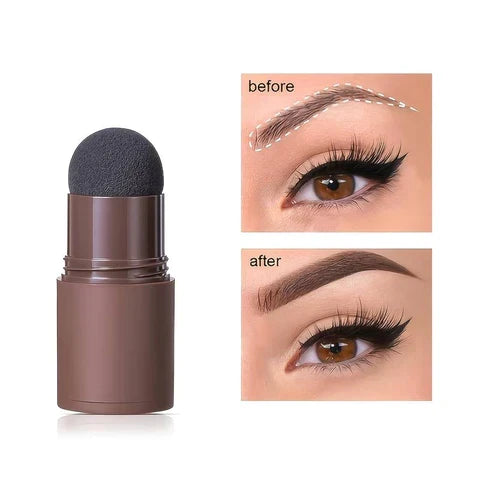 Augenbrauen-Stempel-Styling-Set für perfekte Brauen mit Schablonen und Puder, natürlicher Look, tägliche Anwendung | Sansoti
