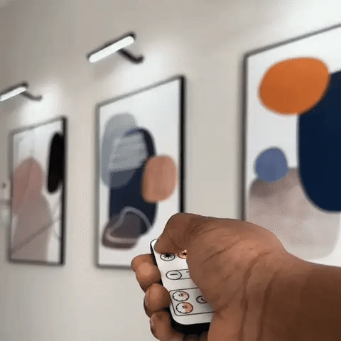 Wireless LED Picture Light – Rechargeable Wall Lamp for Art & Photos | Sansoti