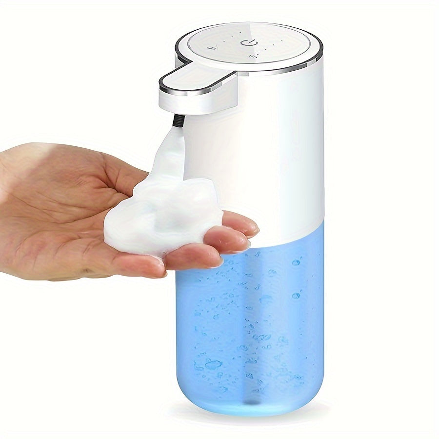 Automatic Soap Dispenser Sensor 380ml Plastic White Bathroom Kitchen Wall Mount Foam Dispenser USB Rechargeable | Sansoti