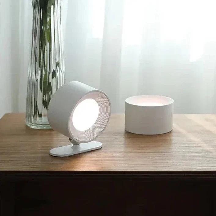 Wireless Rechargeable & Dimmable Wall Lamp with 360° Rotation – Compact Touch-Control Night Light | Sansoti