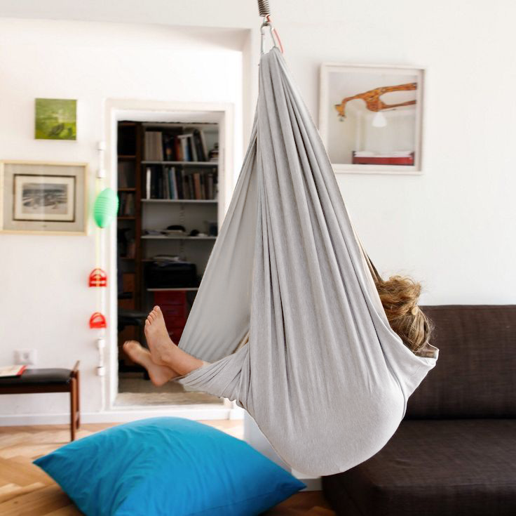 Kinderhangmat van Biologisch Katoen 100% – Therapeutisch Schommelcocon voor Ontwikkeling & Rust | Sansoti