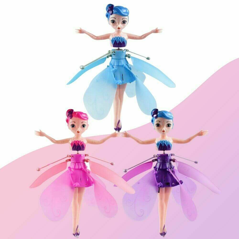 Jouet fée volante à commande manuelle, éclairage LED coloré, jouet d’intérieur interactif pour enfants | Sansoti