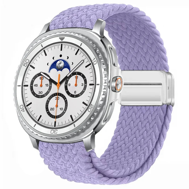 Braided Nylon Smartwatch Band Breathable Adjustable with Metal Closure for Galaxy Watch Wristband | Sansoti