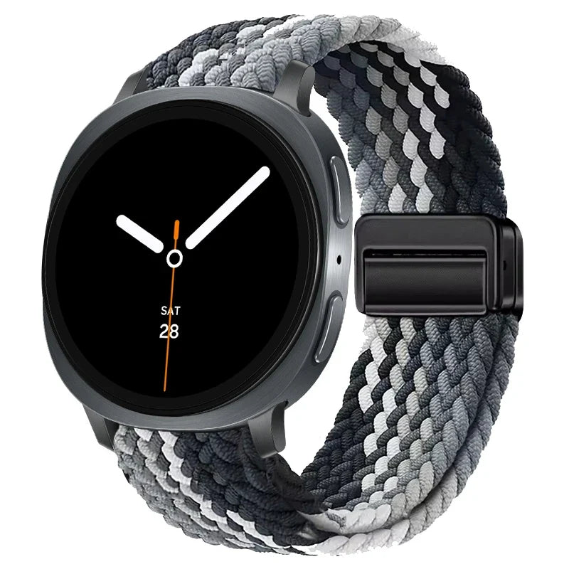 Braided Nylon Smartwatch Band Breathable Adjustable with Metal Closure for Galaxy Watch Wristband | Sansoti
