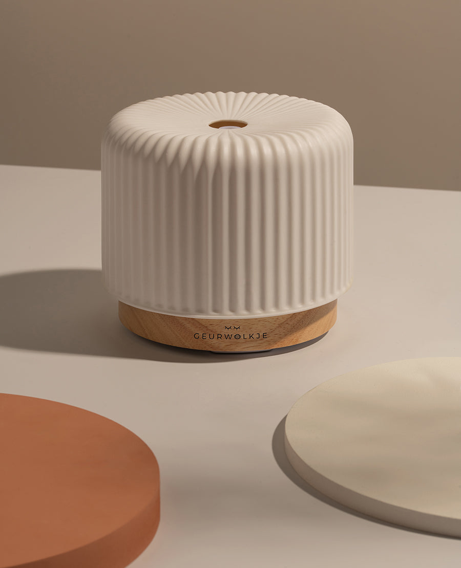 Ceramic Fragrance Diffuser 200ml Ultrasonic Nebulizer with LED Lighting | Sansoti