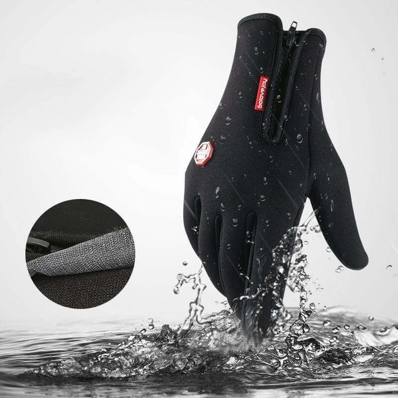 Water- and Windproof Gloves – Soft Fleece Lining, Thermo Touchscreen Compatible – Unisex Winter Gloves for Outdoor Sports, Cycling and Hiking | Sansoti